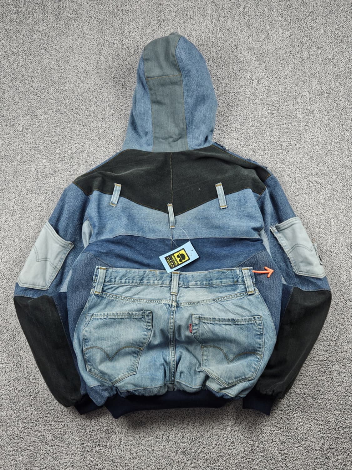 리바이스 리빌드 패치워크 커스텀 데님 자켓 (상세설명참조) / 10175 상품이미지5