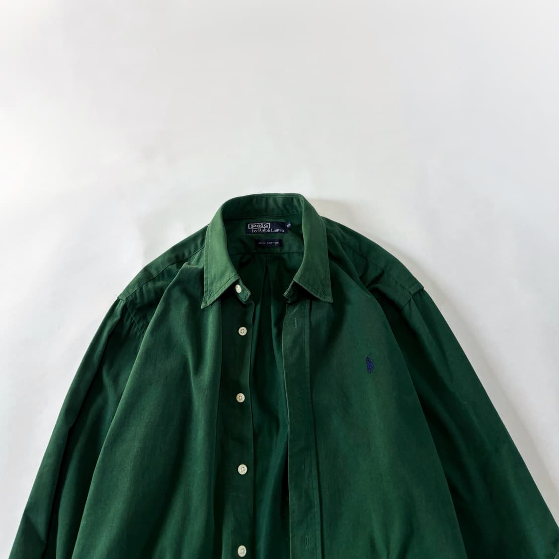 Polo Ralph Lauren 클래식 자수 그린 셔츠 상품이미지3