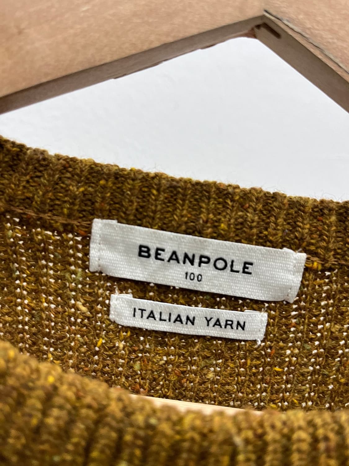 100) 빈폴 스웨이드패치 울니트  상품이미지7