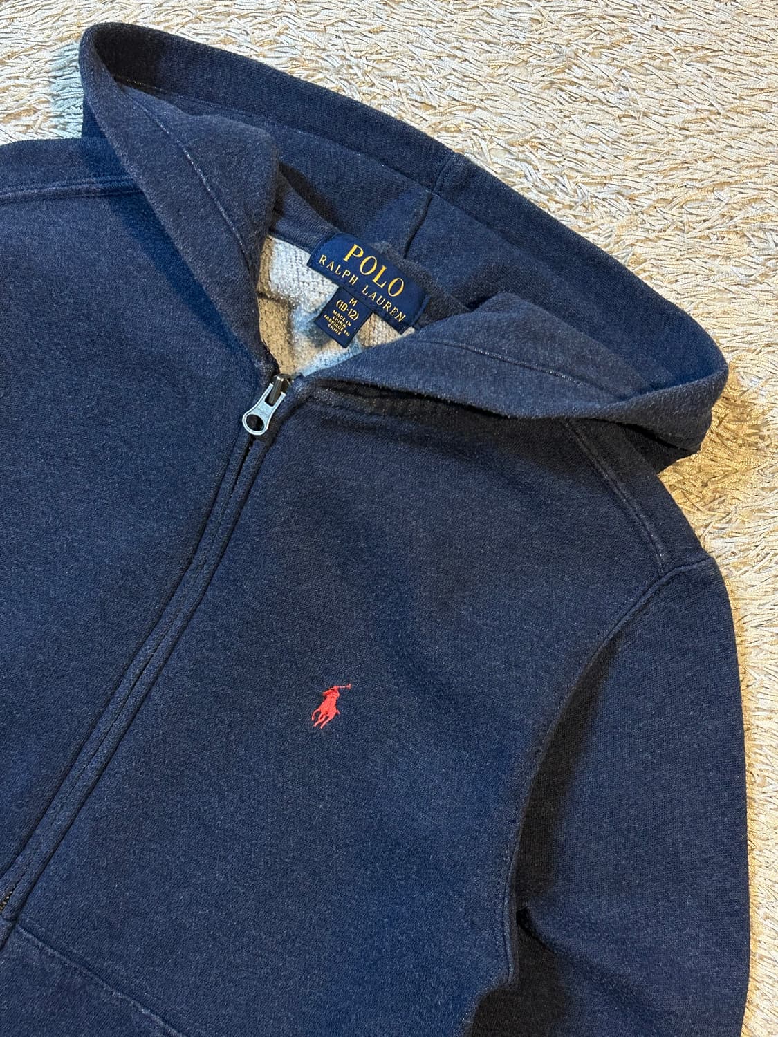 폴로 랄프로렌 신형 핑크포니 후드집업 네이비 상품이미지2