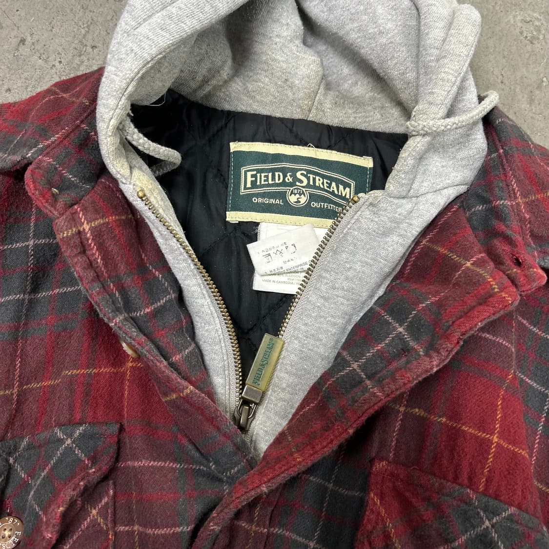 필드 앤 스트림 체크 셔츠 후드집업[1506] 상품이미지8