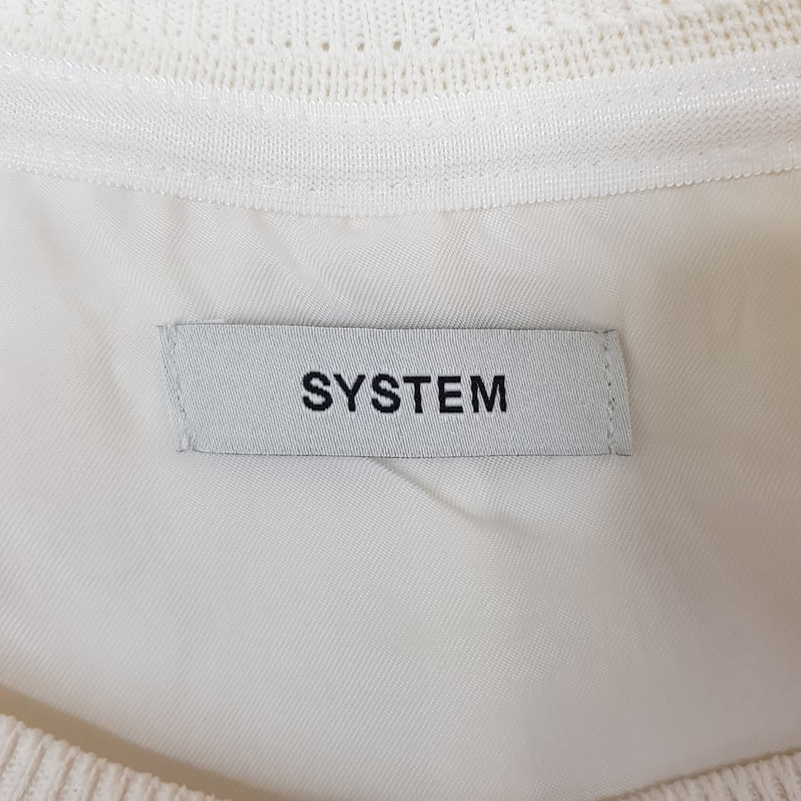 한섬 시스템 2023 레이온 크롭 티블라우스 S사이즈 상품이미지5