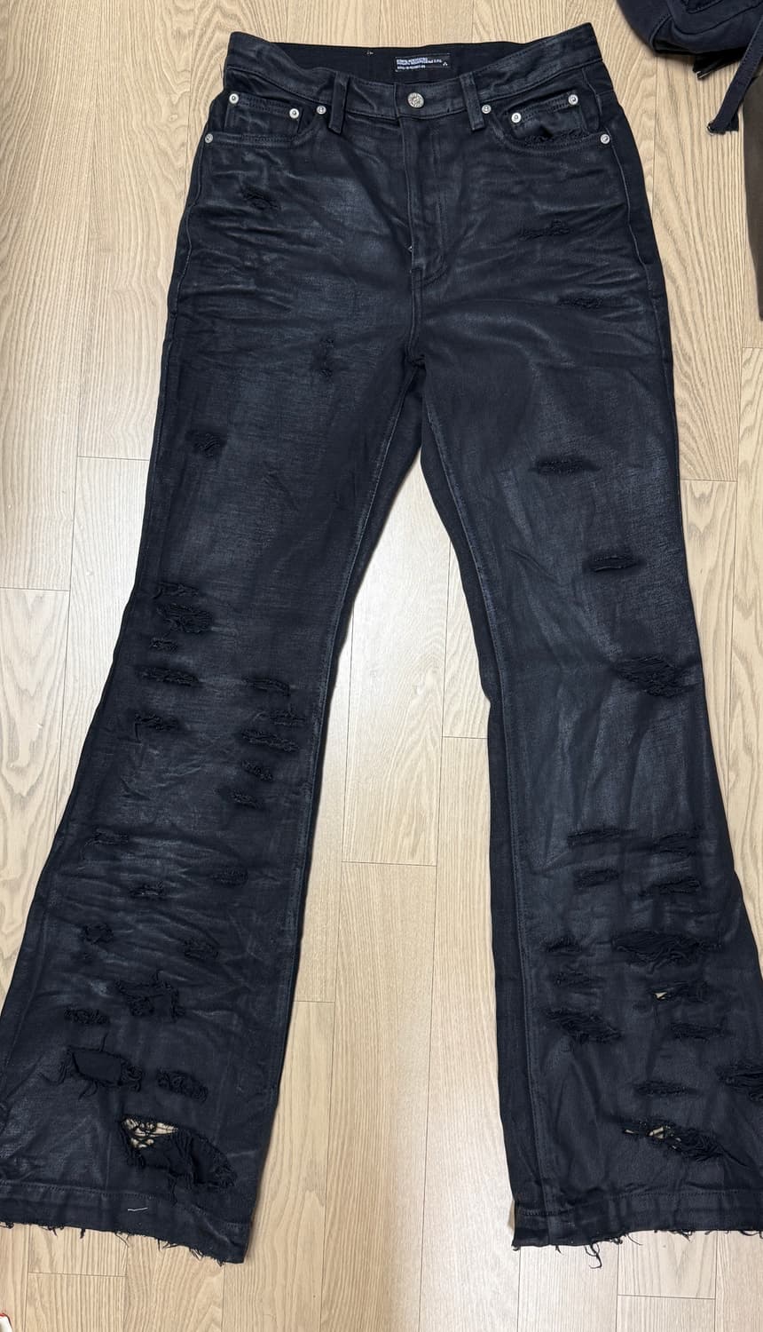 선데이 오프 클럽 래비지 플레어 데님 1사이즈 상품이미지2