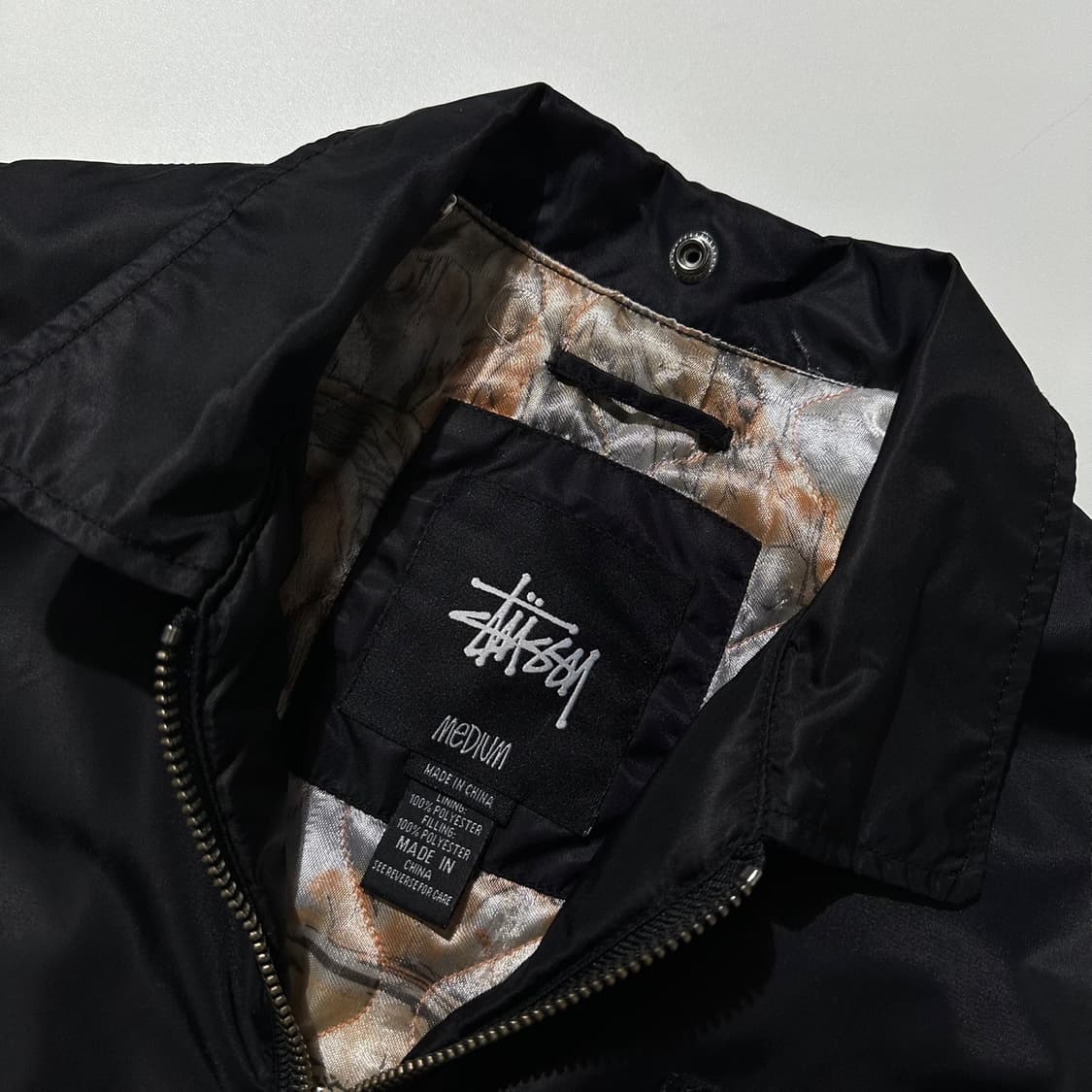 스투시 플라이트 봄버 자켓 블랙 상품이미지5