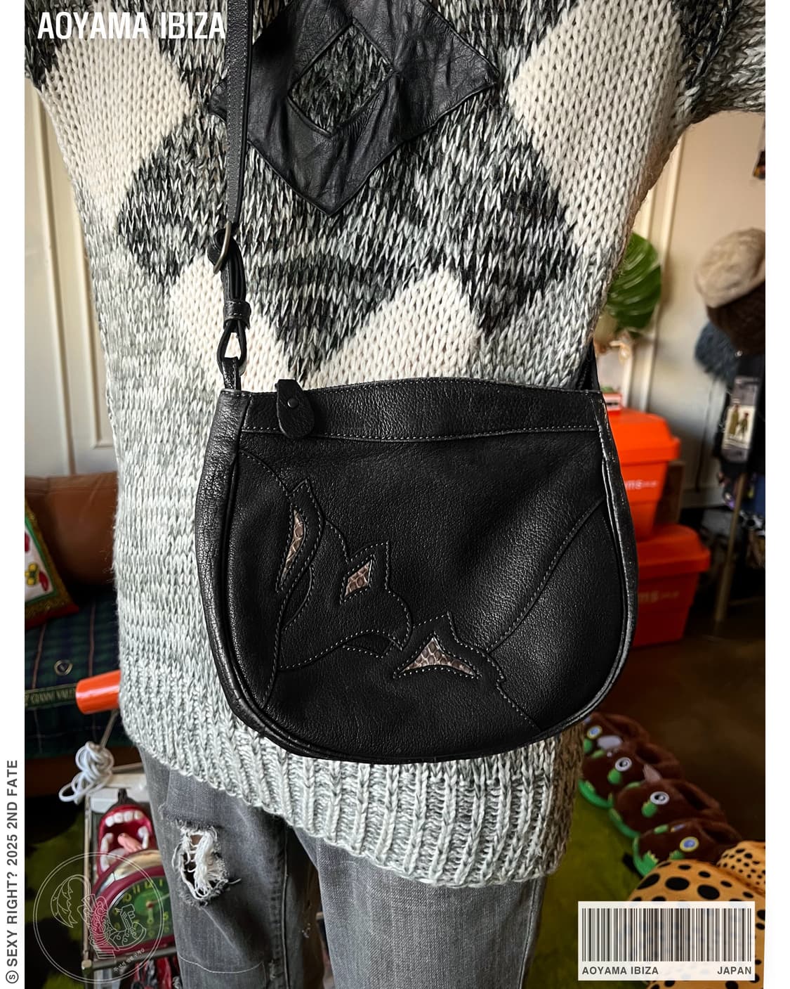 AOYAMA IBIZA Japan Handcraft Leather Bag 상품이미지1