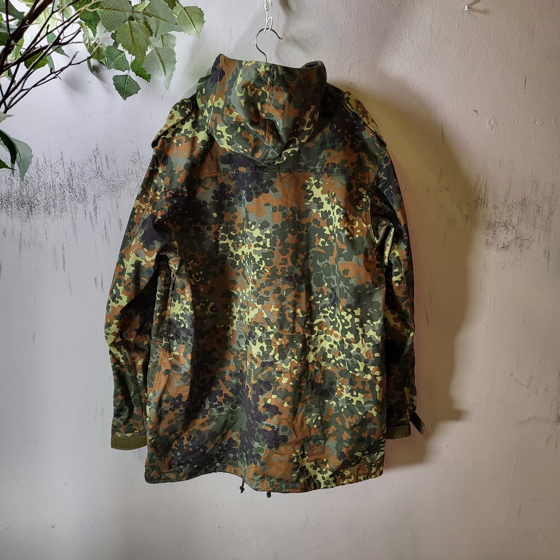 90s 독일군 빈티지 플랙탄 야상 파카 자켓 상품이미지5