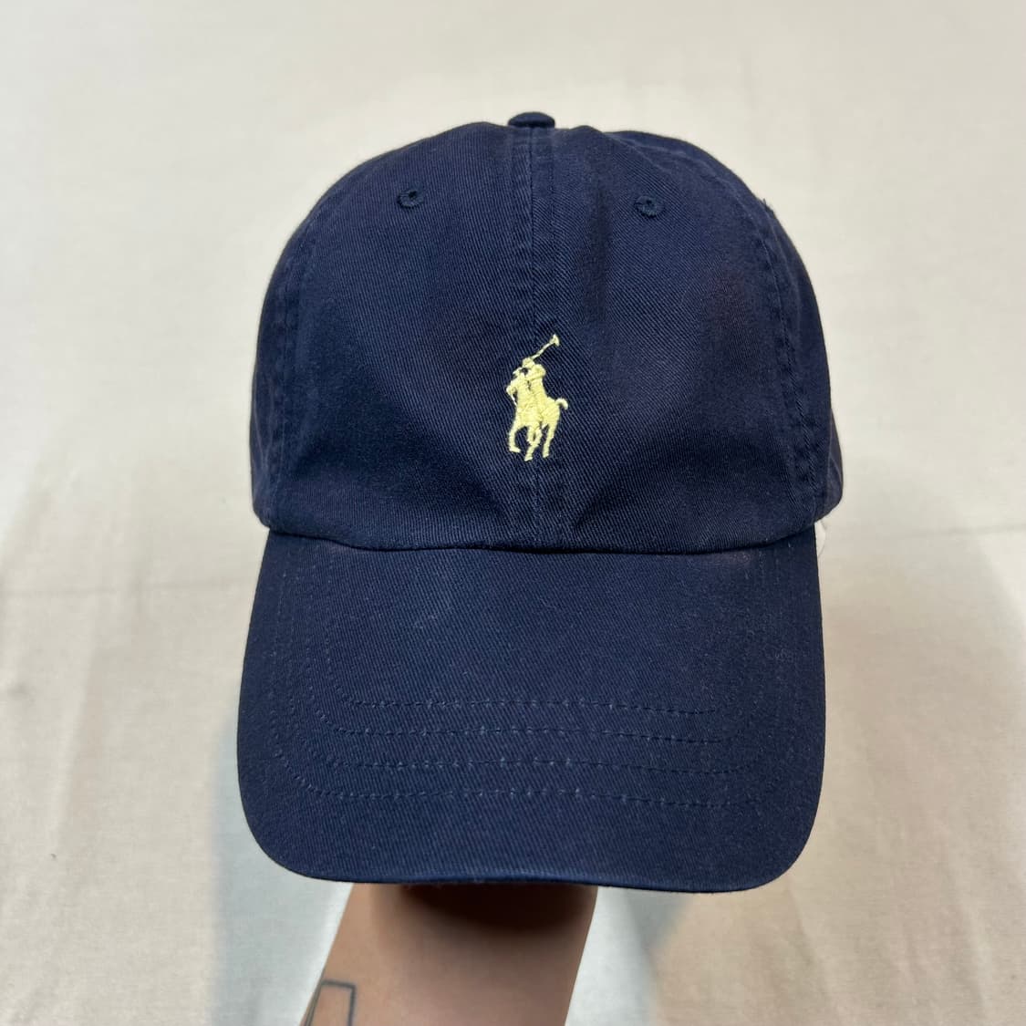 폴로 랄프로렌 네이비 볼캡 모자 신형 큐알탭 상품이미지3
