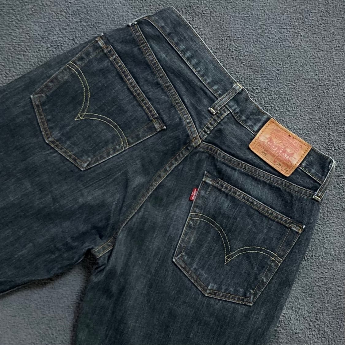 리바이스 503 블랙진 W29 L34 상품이미지4