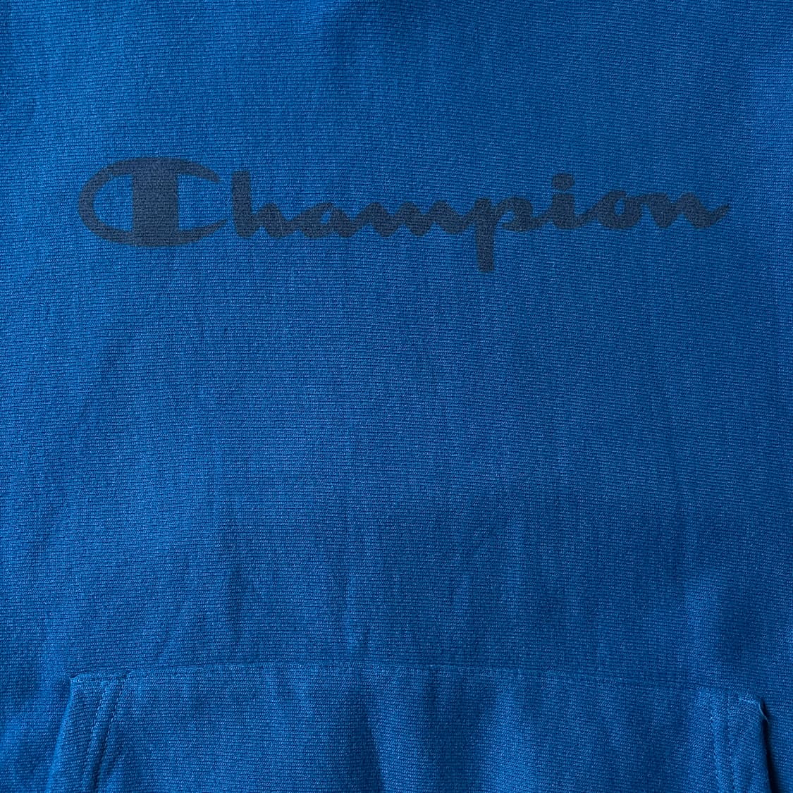 CHAMPION 챔피온 리버스위브 빈티지 블루 코튼 후드티 A00526 상품이미지4