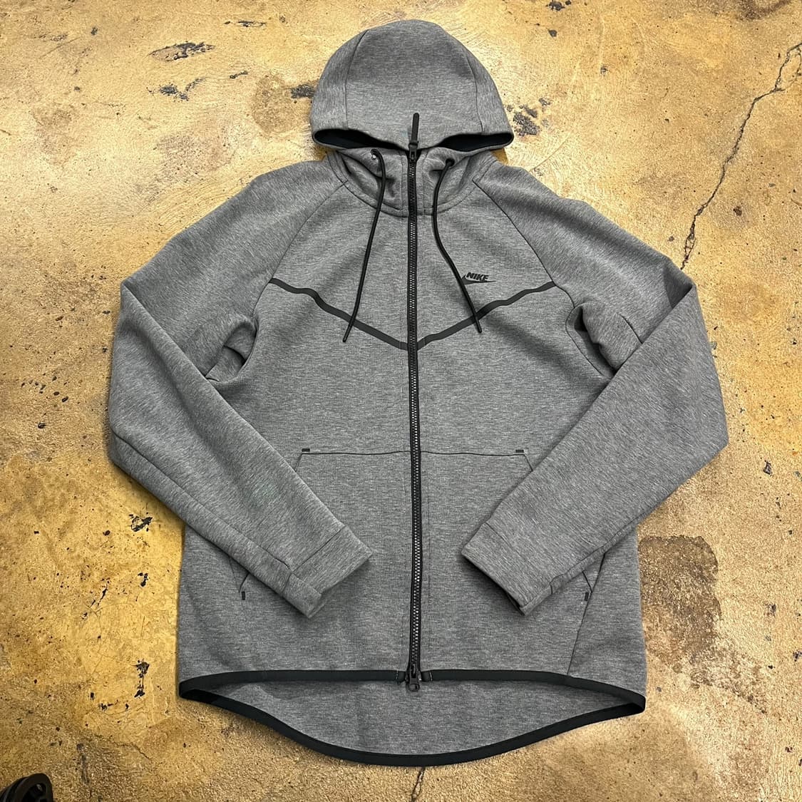 [정품/L] 나이키 테크 플리스 풀집업 회색 b10 상품이미지2