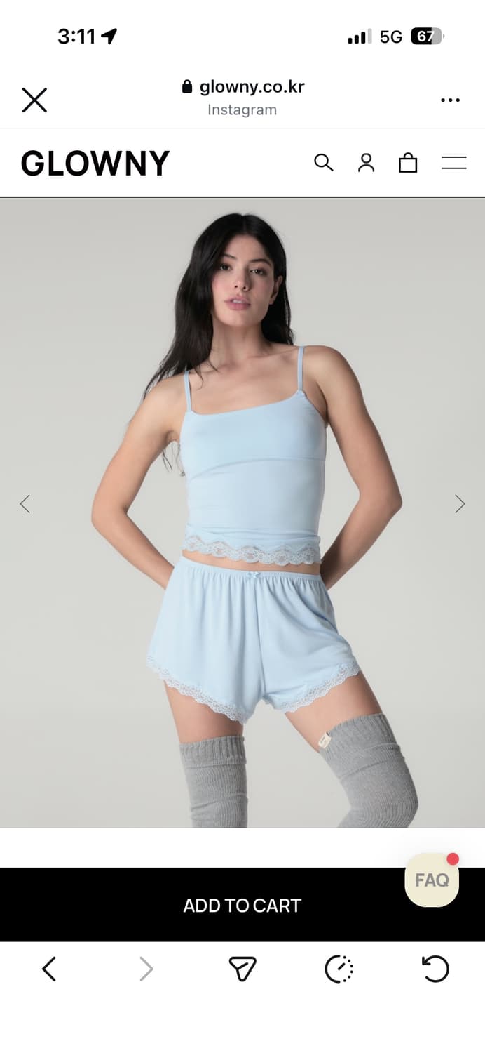 글로니레이스끈나시(새제품) 상품이미지2