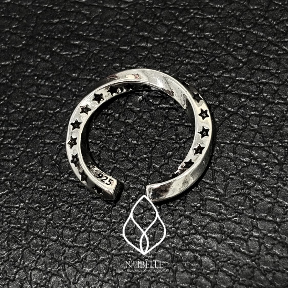 🌗 Twisted star ring /트위스트 925실버 스타 반지 상품이미지3