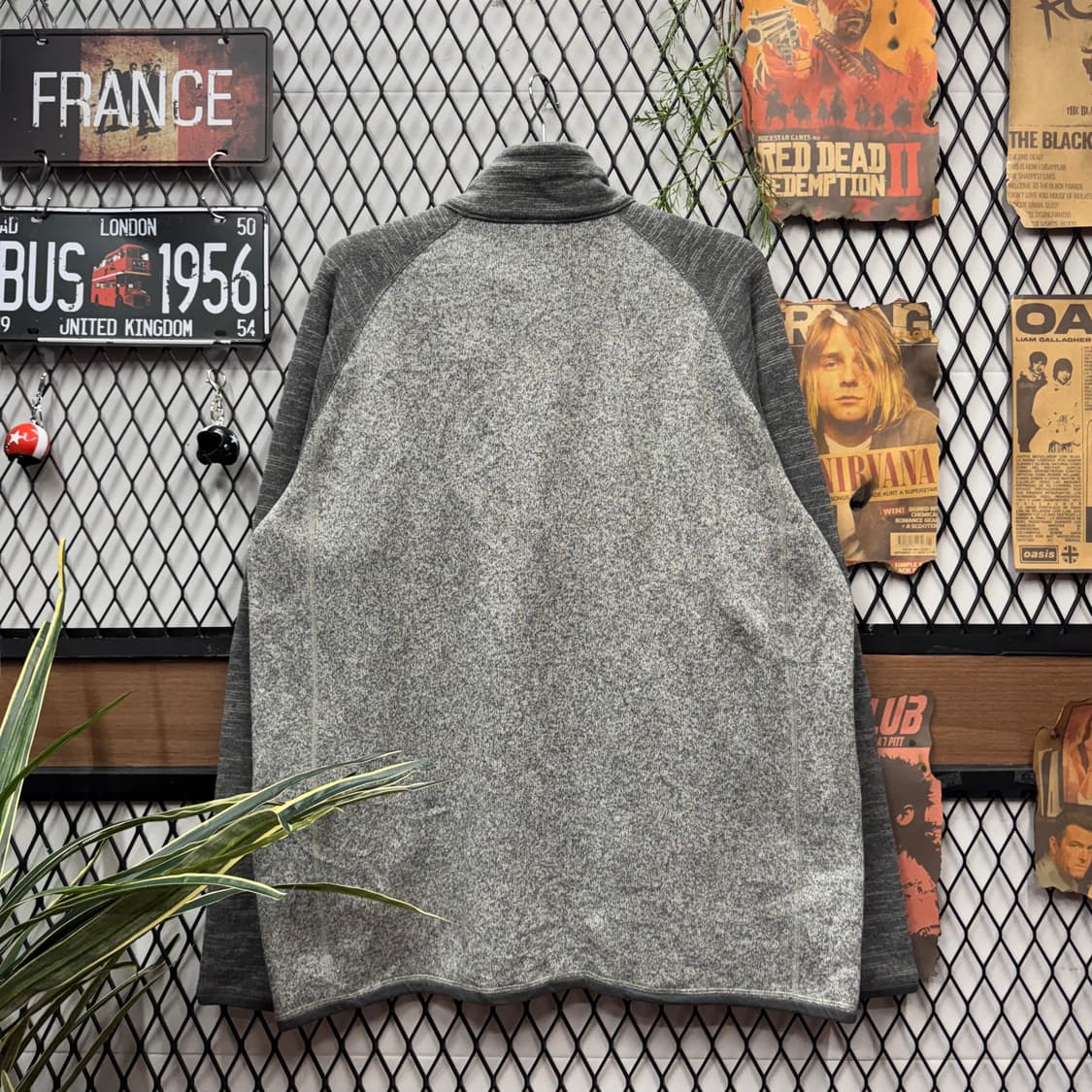 파타고니아 베터 스웨터 하프 집업 사이드 배색 포인트 그레이 상품이미지2