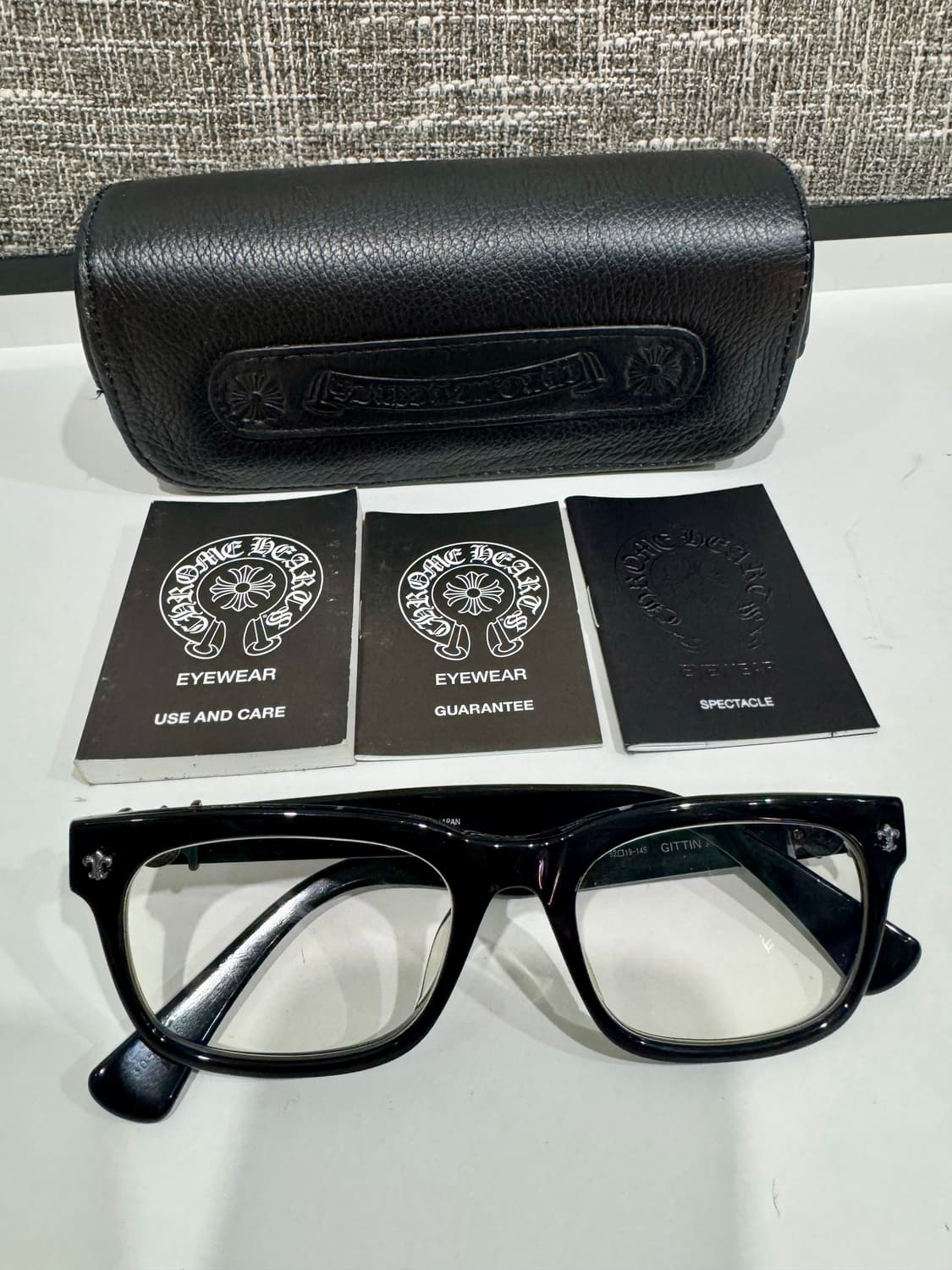 크롬하츠 GITTIN ANY 지티아니 블랙 안경 정품 상품이미지1