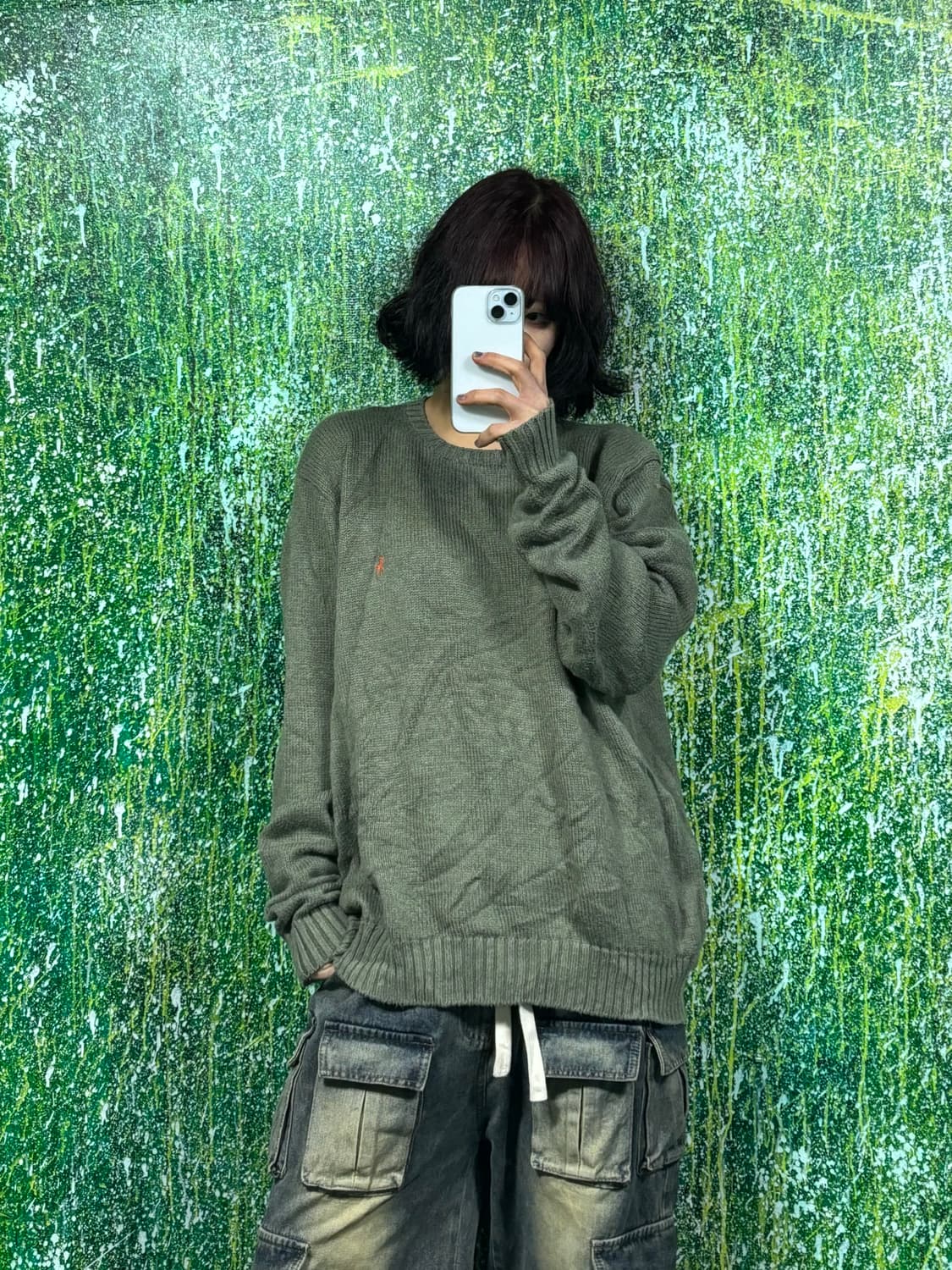 폴로 그린니트  상품이미지1