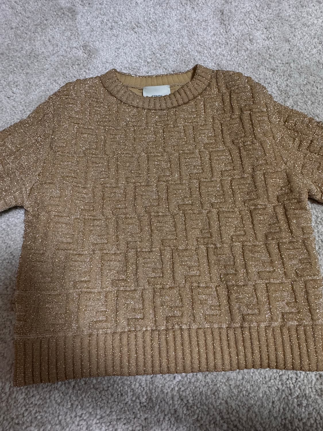 펜디 키즈 12A 니트 반팔 상품이미지1