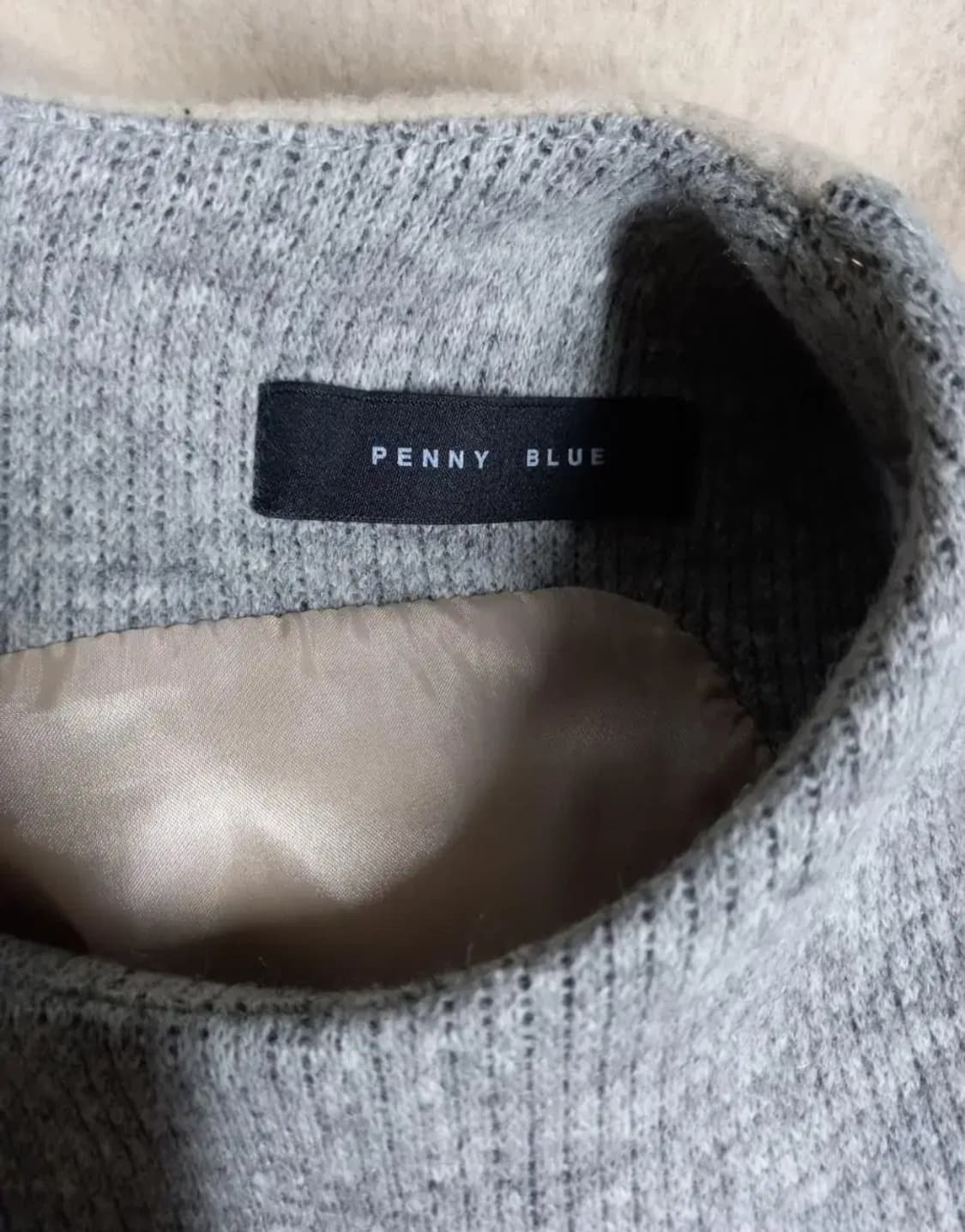 새 PENNY BLUE 페니블루 니트 롱 원피스 겸 베스트 상품이미지8