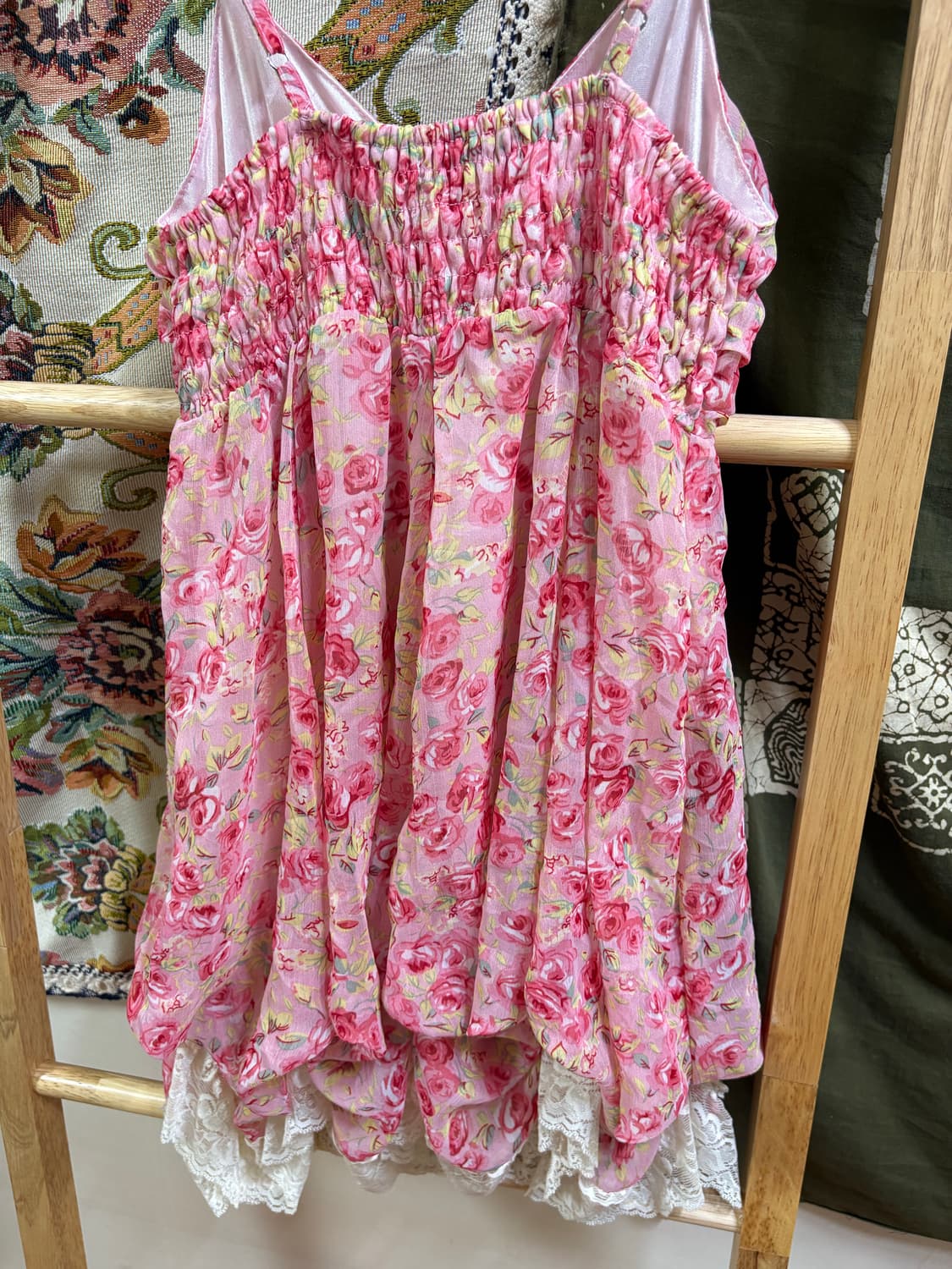 remix doll 모리 히메갸루 대장급 로즈패턴 슬리브리스 상품이미지8