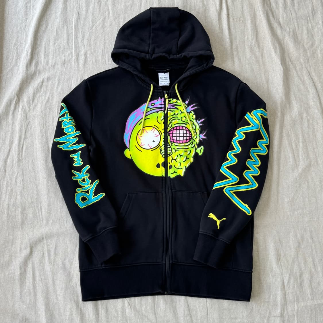 푸마 x 릭앤모티 후드집업 M 상품이미지1