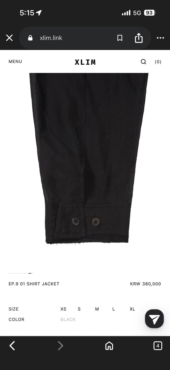 xlim ep.9 셔츠자켓 상품이미지4