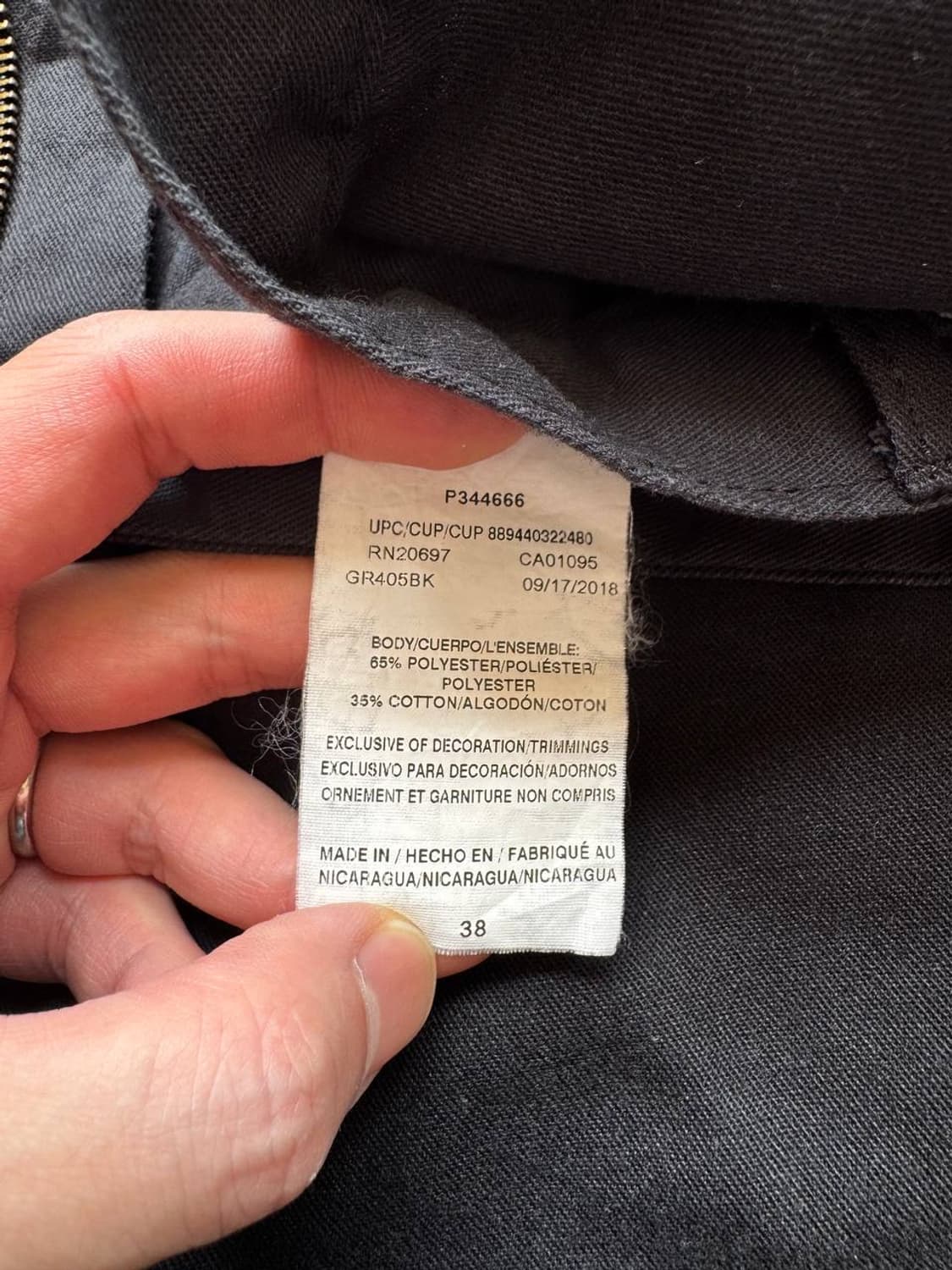 90-00s 디키즈 쇼츠 블랙 (36-37) 상품이미지4