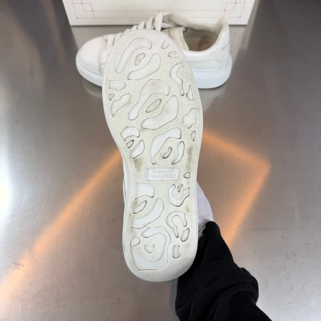 알렉산더 맥퀸 오버솔 스니커즈 신발 (39) 상품이미지3