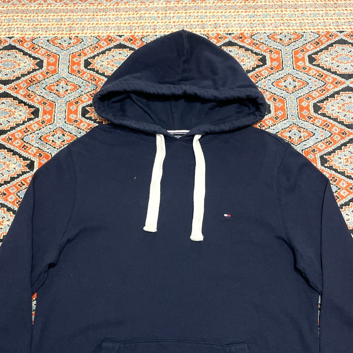 타미힐피거 네이비 후드티셔츠 여성S 상품이미지2