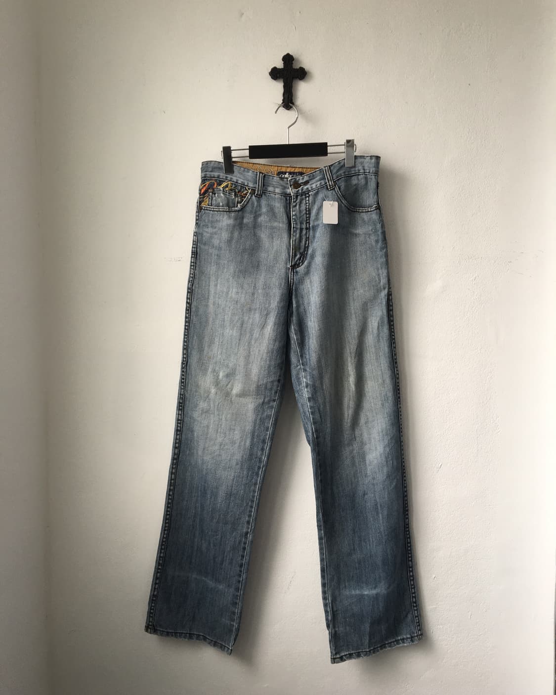 Pelle pelle back needle work point denim 상품이미지5