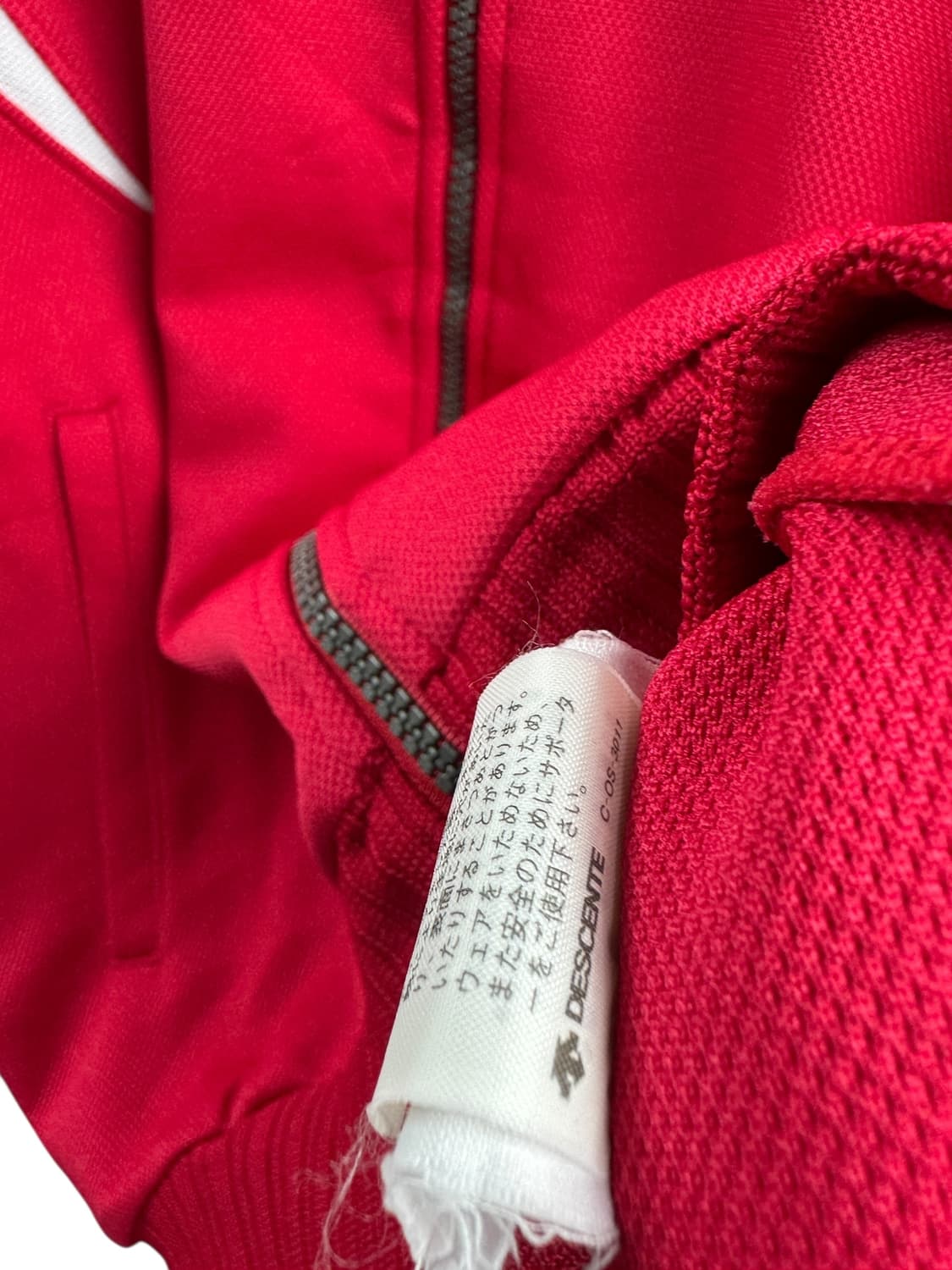 아디다스 데상트 파이어버드 레드 져지616 상품이미지5