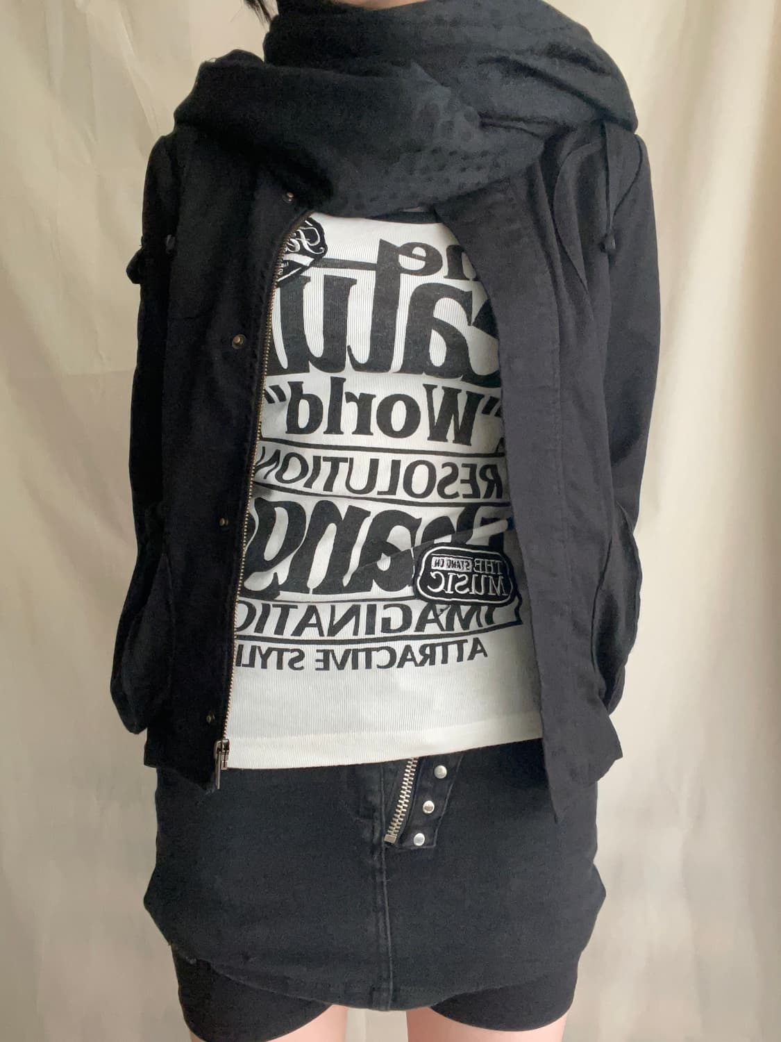 lettering print t-shirt 상품이미지3