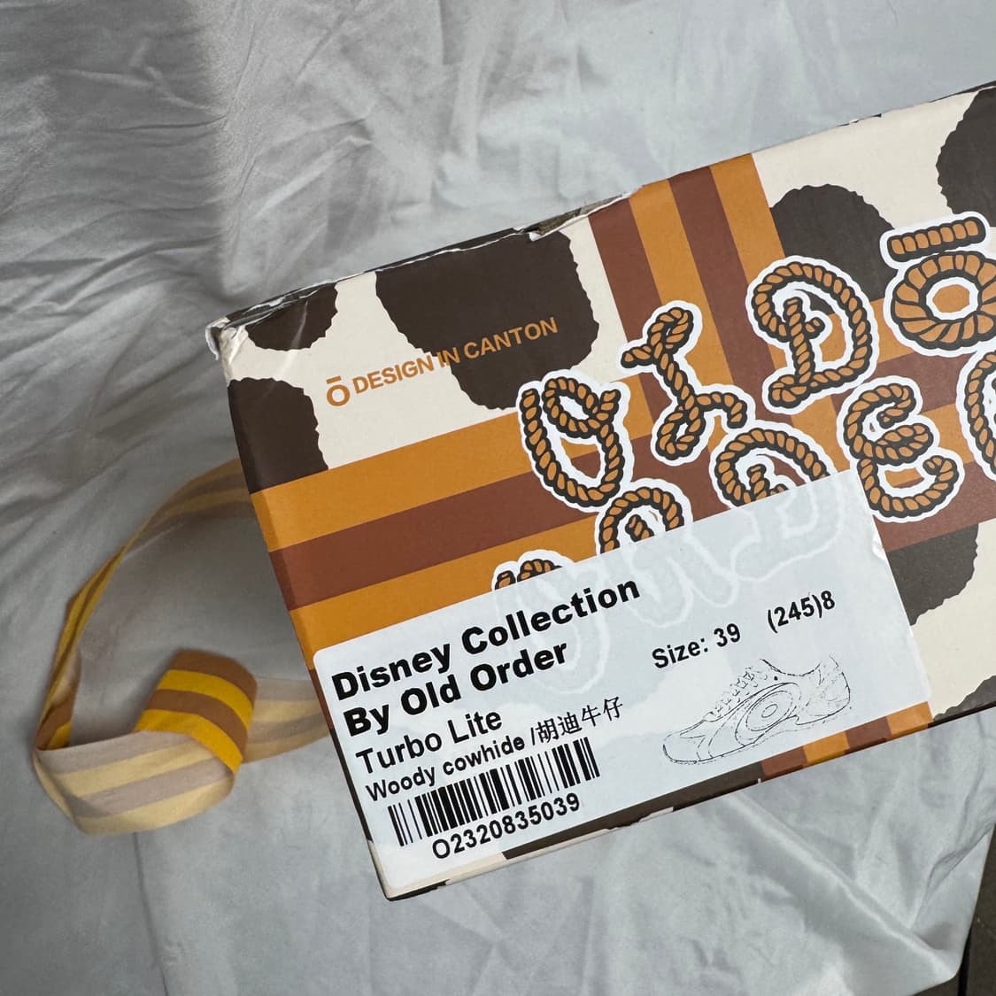 올드오더 디즈니 토이스토리 카우보이 데님 스니커즈 245 상품이미지10