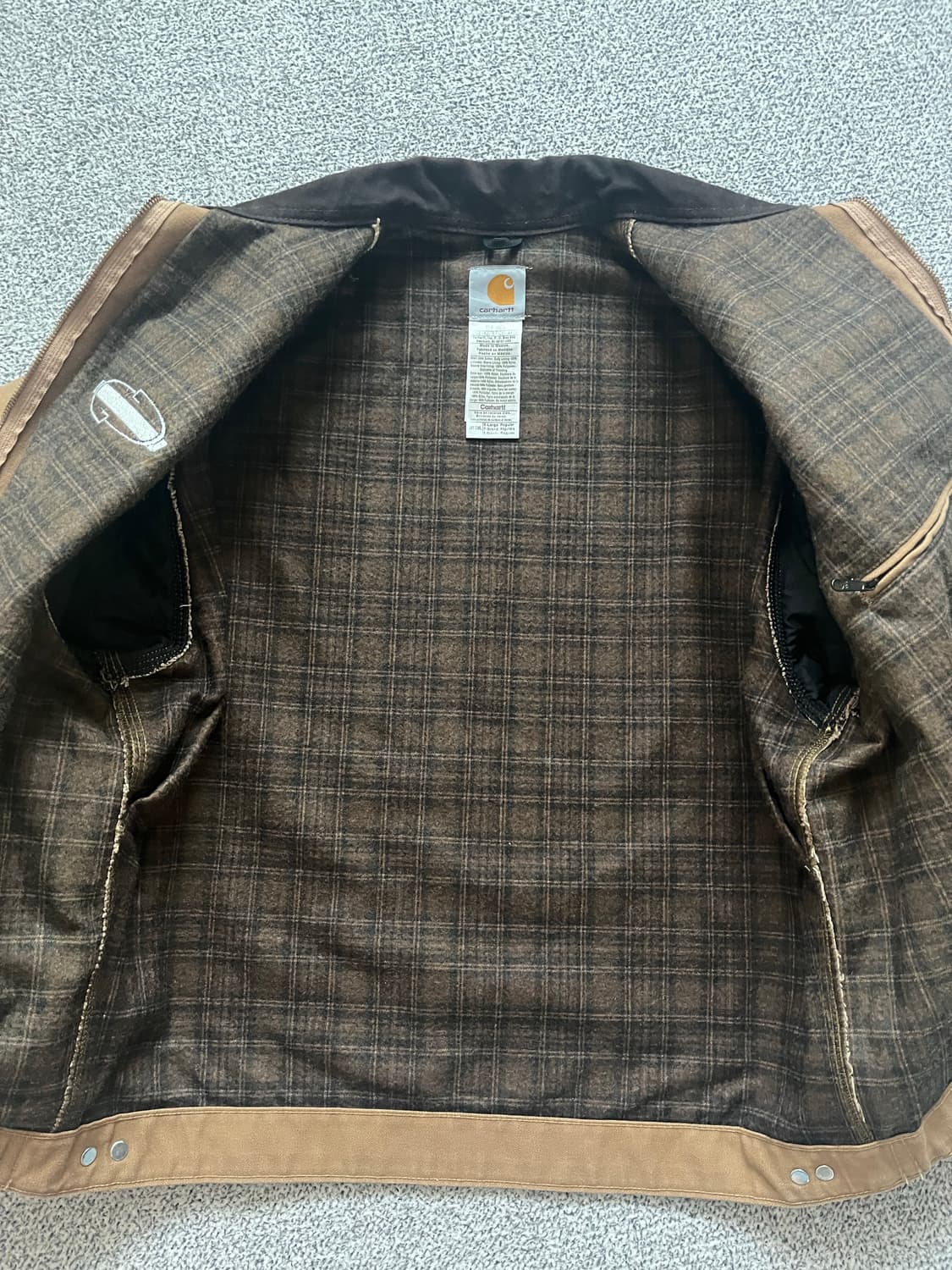 2008 칼하트 J97 디트로이트 자켓 CML XL 상품이미지3