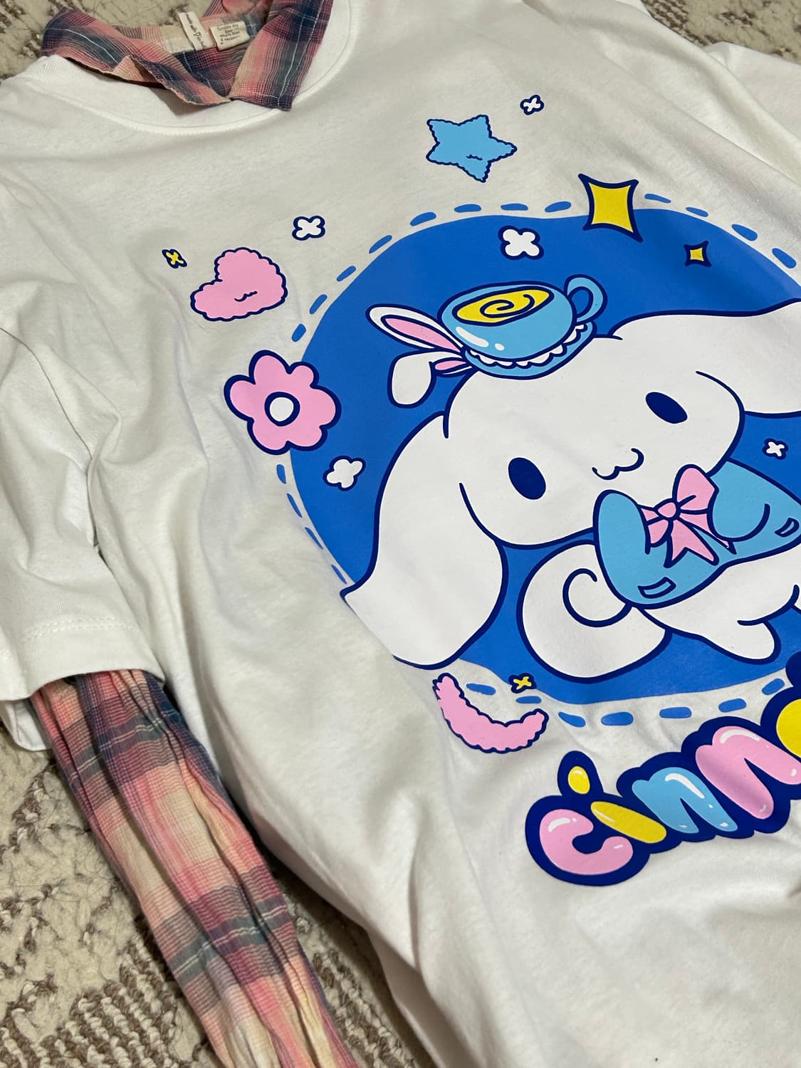 산리오 시나모롤 핑크 코디셋 너드 니혼진깔 상품이미지2