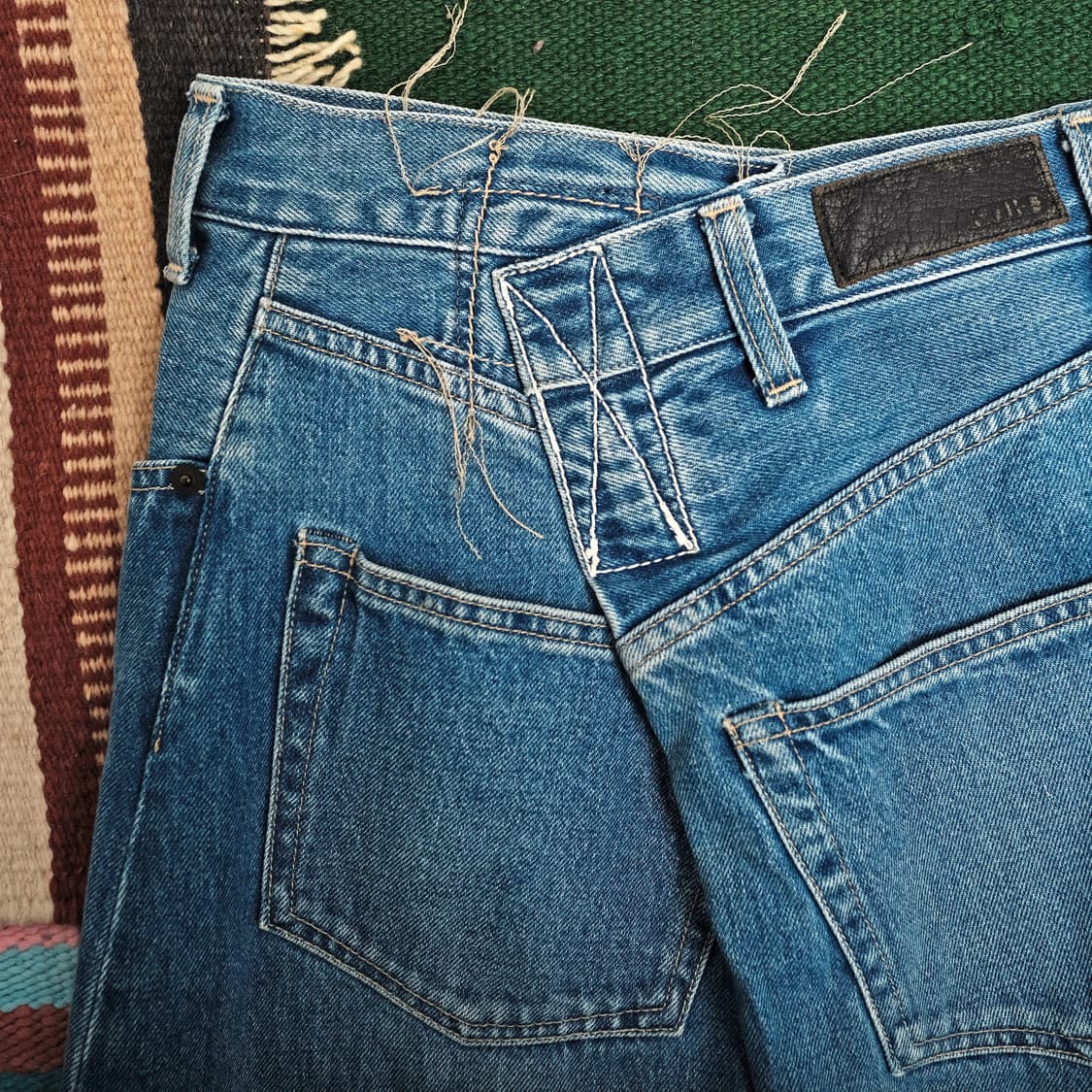 쿠로 크로스 데님 스커트 사이즈 추천 25-26 상품이미지7