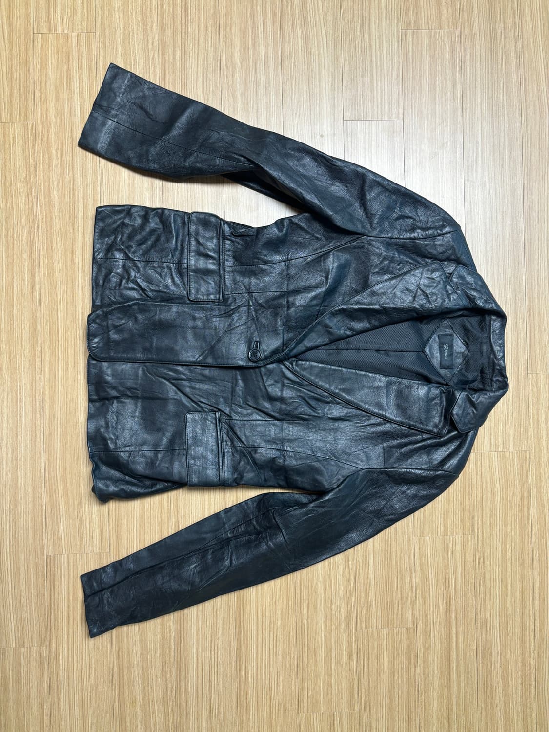 양가죽 레더 블레이저 자켓 상품이미지4