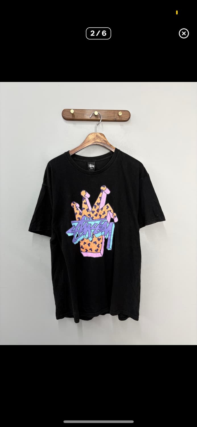 스투시 빅 그래픽 블랙 반팔 H2528 상품이미지2