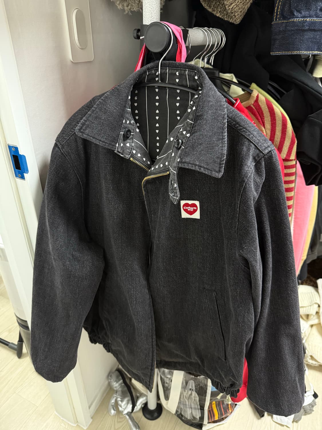 칼하트 wip 허드슨 리버시블 자켓 상품이미지7