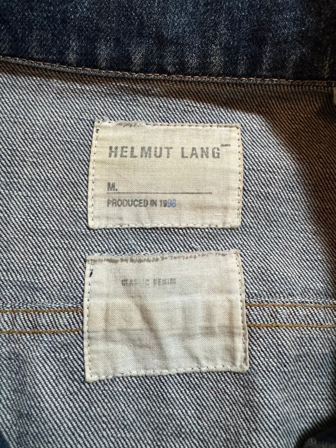 헬무트랭 1998 2nd type 데님자켓 상품이미지3