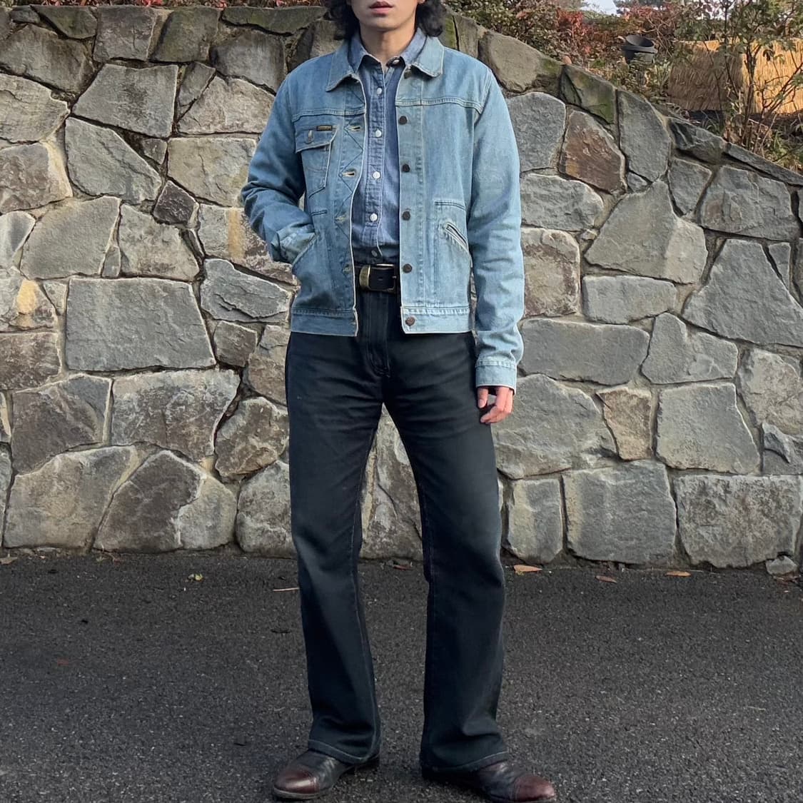 ARIZONA Jean Co. 샴브레이 데님 셔츠 상품이미지2