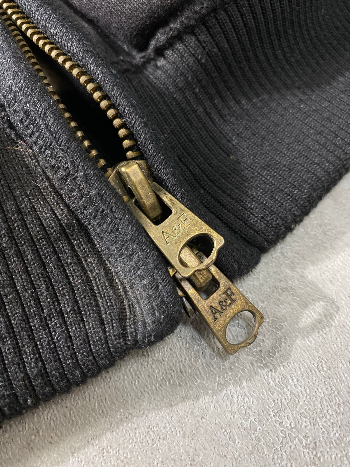 [L] Abercrombie 아베크롬비 퍼 라이닝 후드집업 상품이미지4