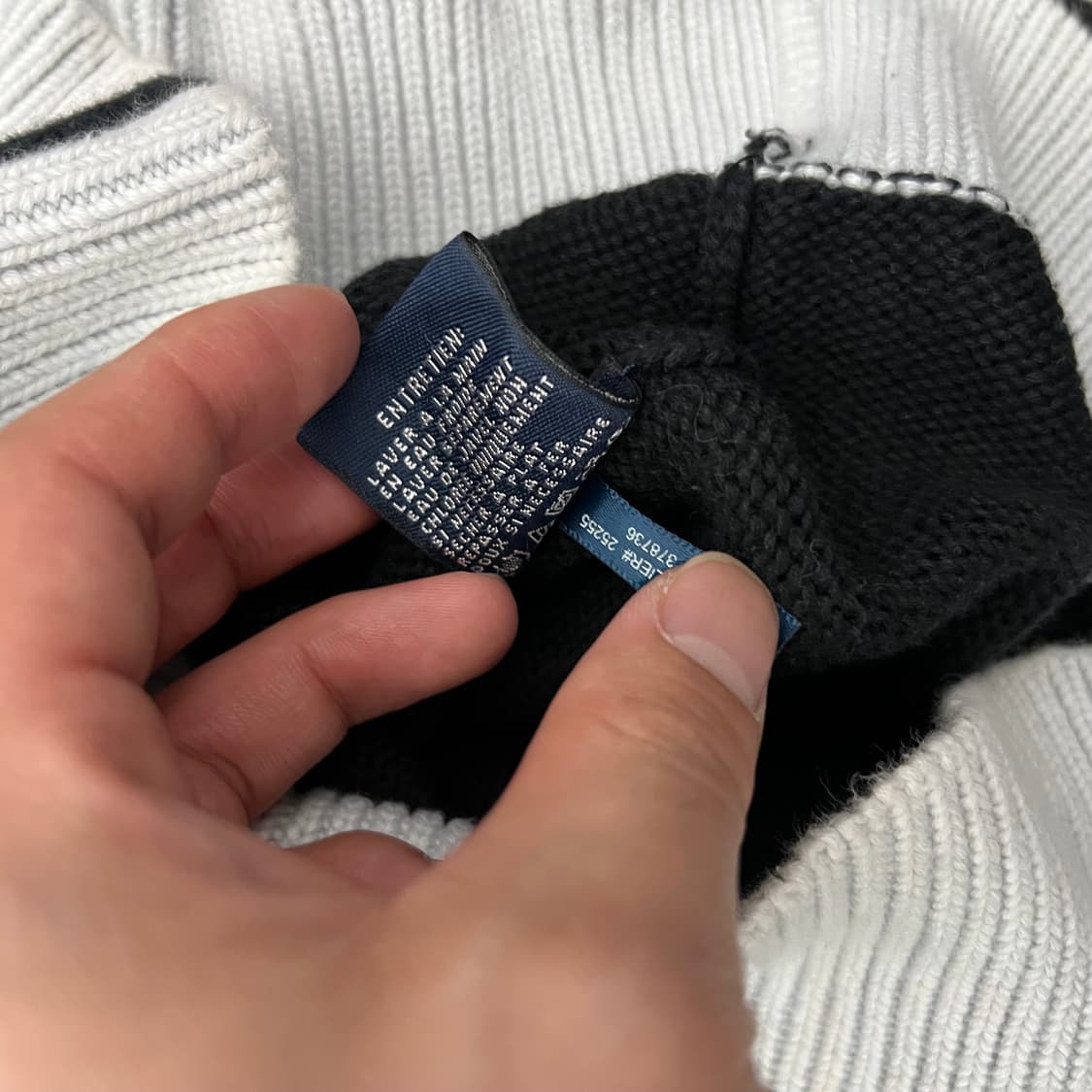 우먼 폴로랄프로렌 블랙 니트 집업 자켓 상품이미지4