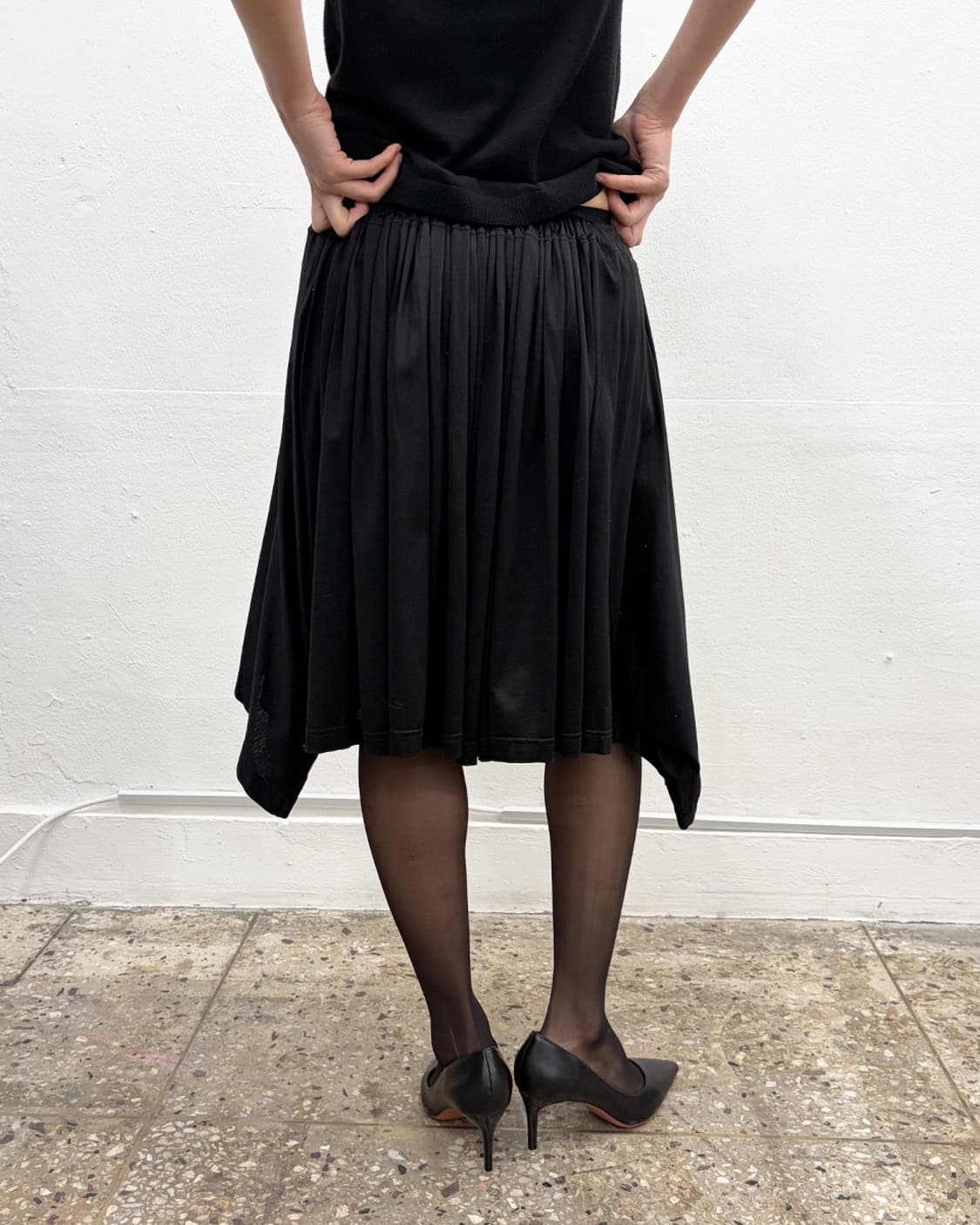 주카 비대칭 스커트-팬츠 상품이미지3