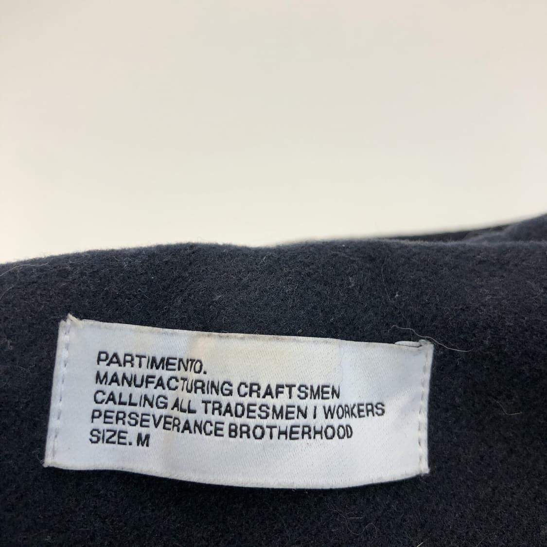 파르티멘토 멜톤 더플코트 M 네이비  상품이미지5