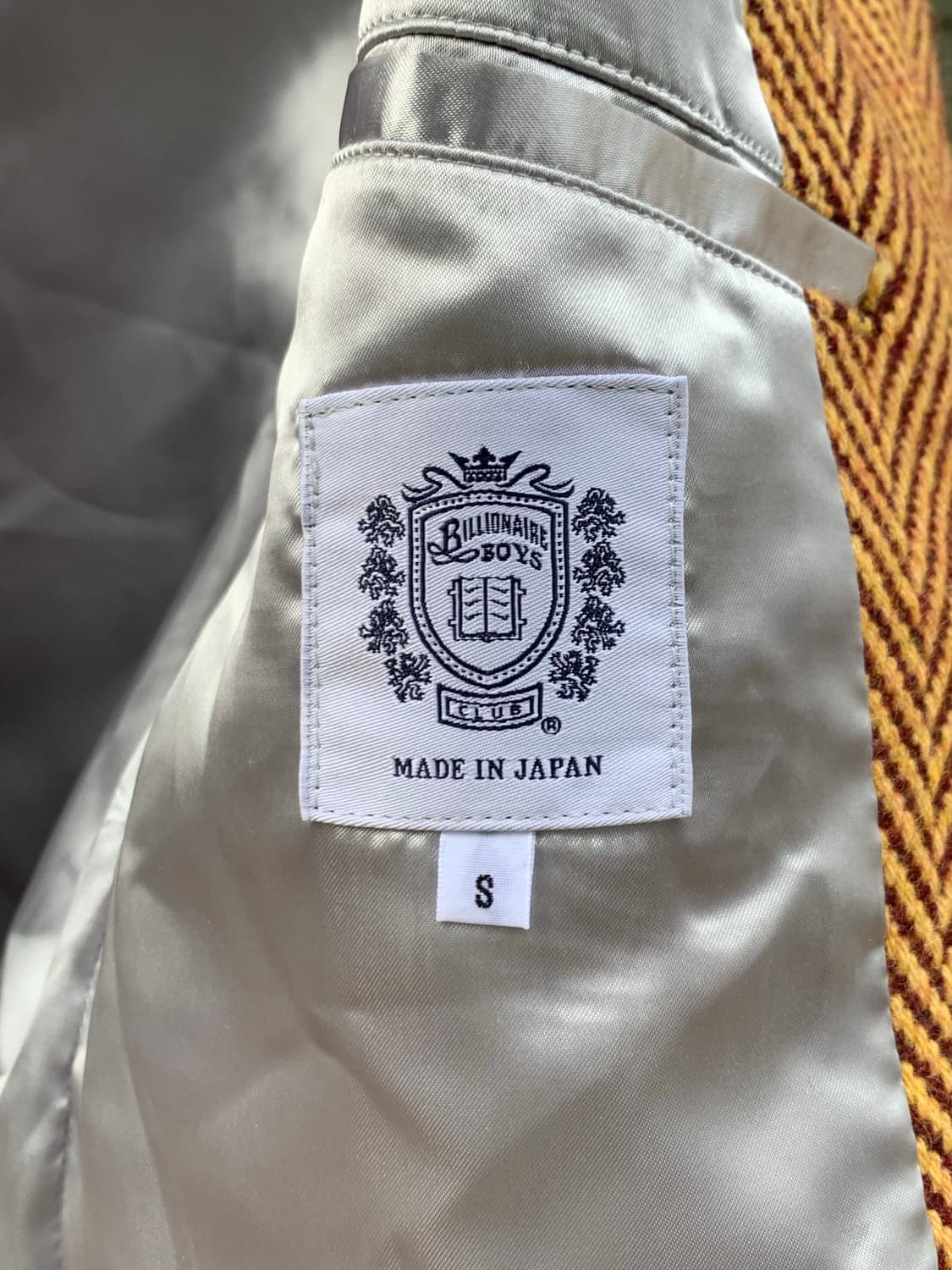 bbc 빌리네어 보이즈 클럽 mix yarn heart blazer 상품이미지4