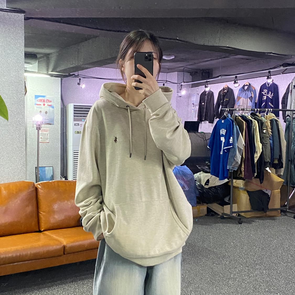 폴로 랄프로렌 브라운 포니 후드티 B3072 상품이미지1