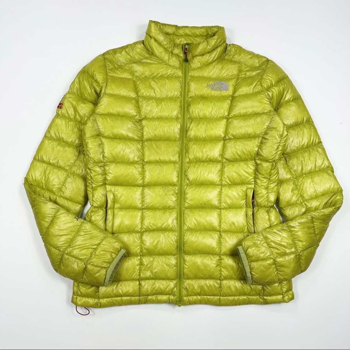 노스페이스 써밋시리즈 여성 경량패딩 형광그린 상품이미지1