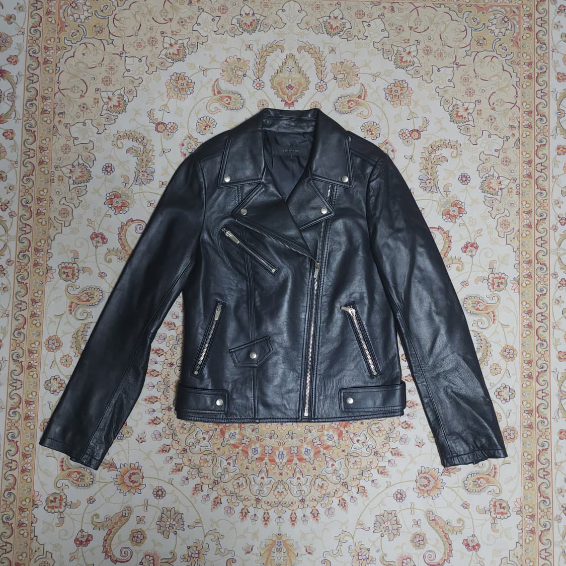 코인코즈 여성 양가죽 라이더 자켓 s 상품이미지1