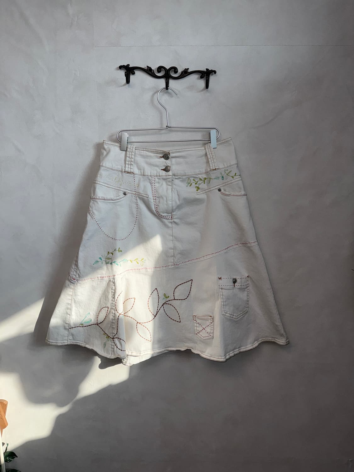 Oilily white bohemian flower pocket sk 상품이미지1