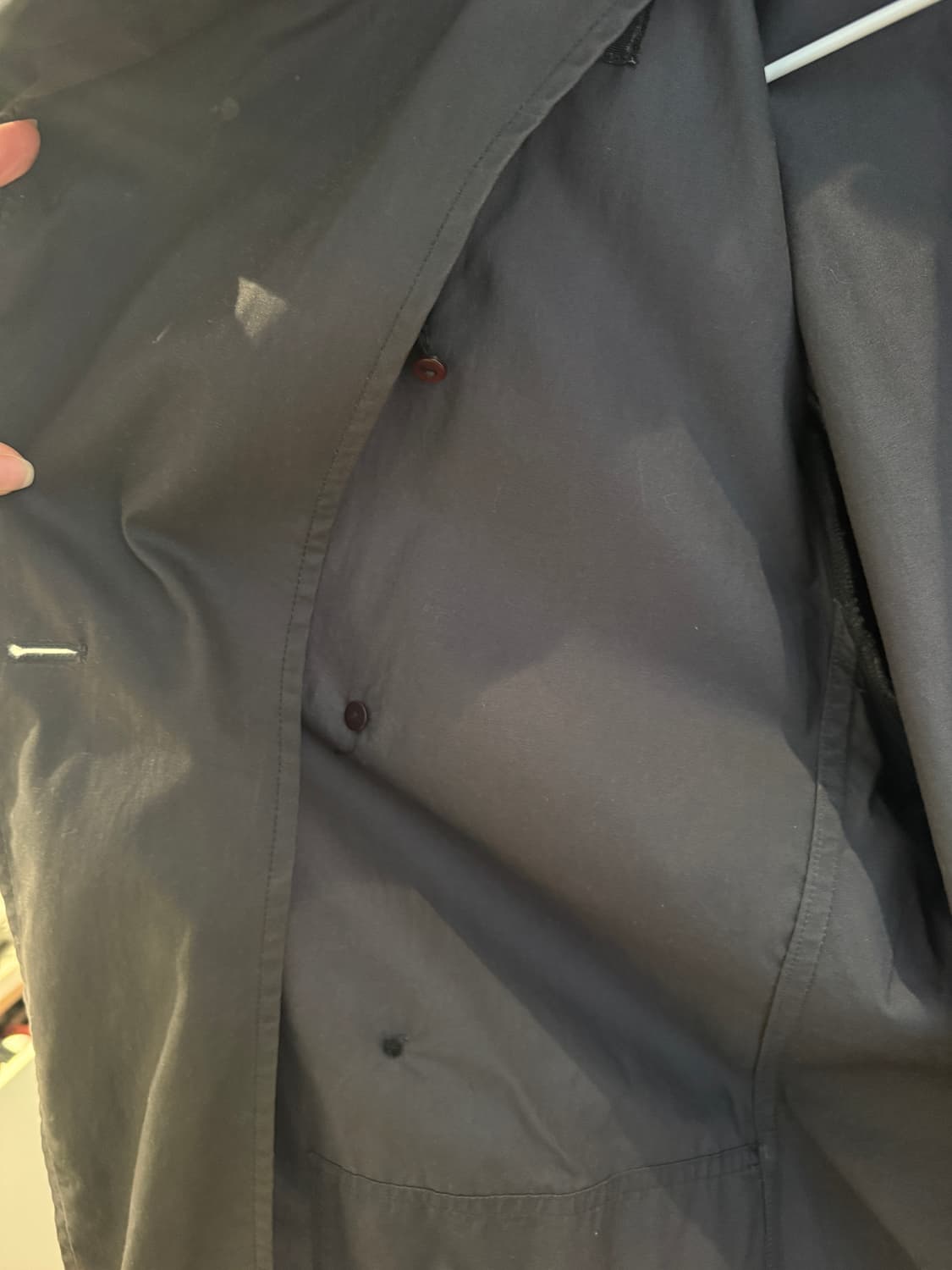 아르마니 익스체인지 차콜색 남성코트 M 상품이미지8