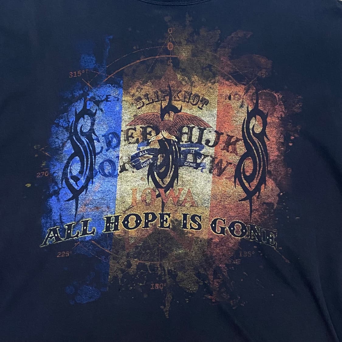 레어) 미국 빈티지 SLIPKNOT 슬립낫 락티셔츠 반팔티 상품이미지3